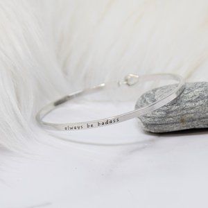 always be badass - Bracelet Bangle with Me…